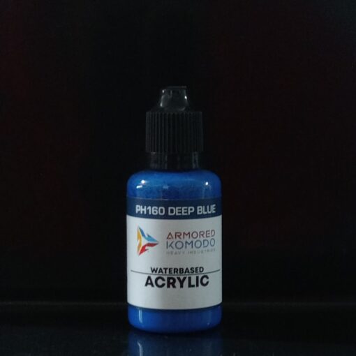 IN STOCK Armored Komodo Heavy Industries PH160 Deep Blue 30 ml Waterbased Acrylics Paint Basic Solid Color