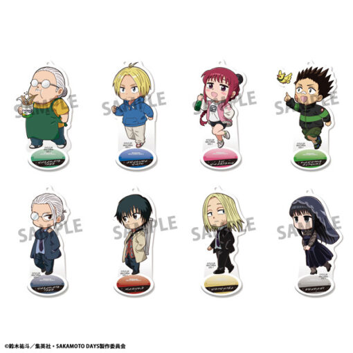 PRE-ORDER Megahouse BOX OF 8 - Tokotoko Acrylic Stand SAKAMOTO DAYS (June 2025)