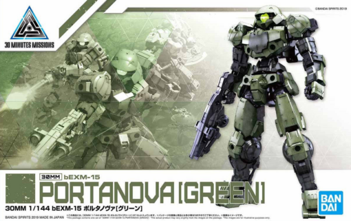 PRE-ORDER Bandai Hobby NEW ITEM 5057795 30MM 1/144 bEXM-15 PORTANOVA [GREEN] 30 MINUTES (September 2025)