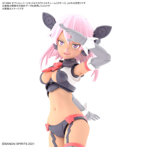 PRE-ORDER Bandai Hobby NEW ITEM 5065432 30MS OPTION PARTS SET 8 (SCOUT COSTUME) [COLOR C] 30 MINUTES (August 2025) - Image 3