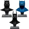 PRE-ORDER McFarlane 17925 DC DIRECT - PROP REPLICA WV3 - 1:3RD BATMAN COWL (ARKHAM ASYLUM), 1:3RD BATMAN COWL (JUSTICE LEAGUE TACTICAL SUIT), 1:3RD BATMAN COWL (DARK KNIGHT RETURNS) SET OF 3 (May 2025)