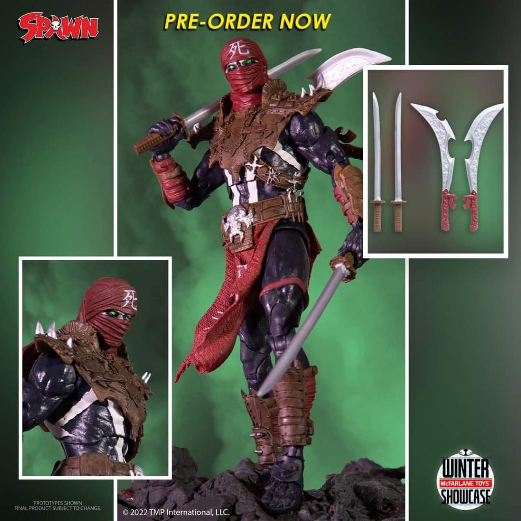 PRE-ORDER McFarlane Spawn’s Universe Ninja Spawn Deluxe Action Figure ...