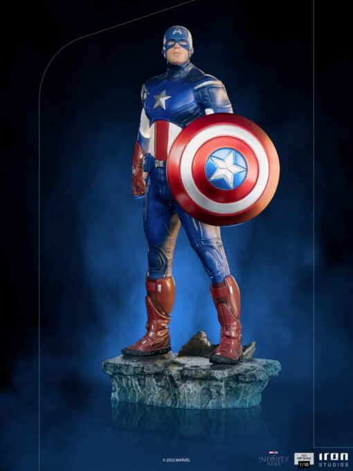 PRE-ORDER Iron Studios Captain America Battle of NY - The Infinity Saga Art Scale 1/10