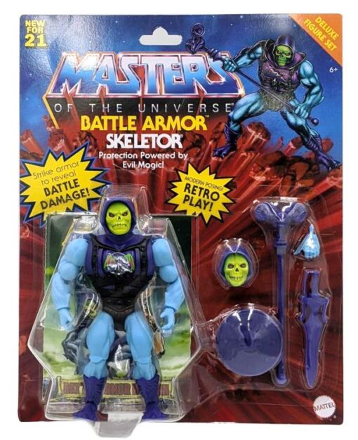 IN STOCK Mattel Masters of the Universe: Origins Deluxe Battle Armor Skeletor MOTU action figure