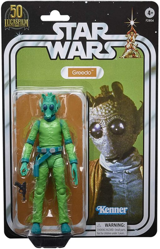 IN STOCK Hasbro Star Wars Black Series Lucasfilm 50th Anniversary Greedo action figure