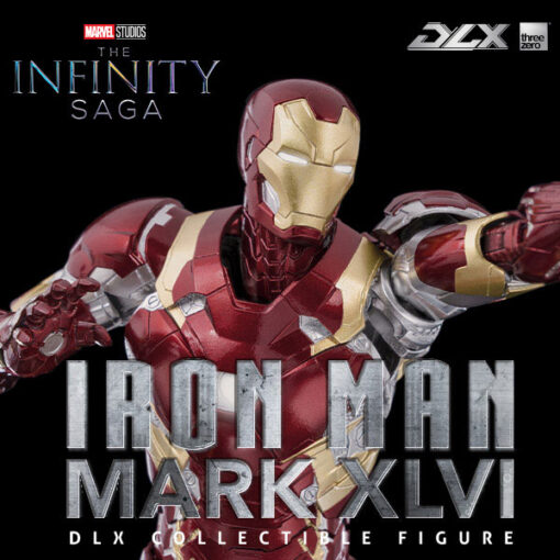 PRE-ORDER ThreeZero  The Infinity Saga DLX Iron Man Mark 46 Marvel Studios action figure