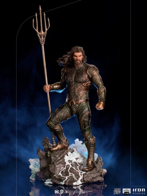 PRE-ORDER Iron Studios Zack Snyder's Justice League Battle Diorama Series Aquaman 1/10 Art Scale Limited Edition Statue - Image 2