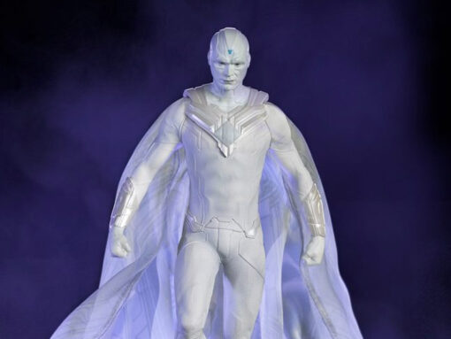 PRE-ORDER Iron Studios WandaVision Battle Diorama Series White Vision 1/10 Art Scale Limited Edition Statue Marvel