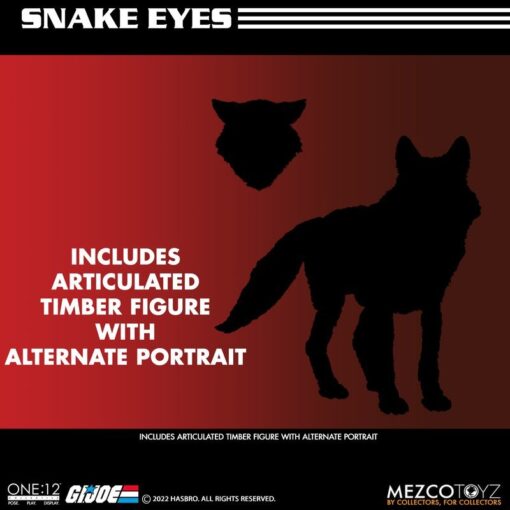 BACK ORDER Mezco ONE:12 COLLECTIVE G.I. Joe: Snake Eyes - Deluxe Edition - Image 2