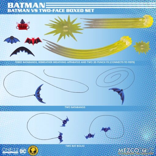 PRE-ORDER Mezco ONE:12 COLLECTIVE Golden Age Batman vs Two-Face Boxed Set (Mezco Exclusive) - Image 3