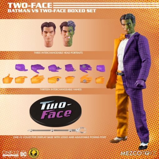 PRE-ORDER Mezco ONE:12 COLLECTIVE Golden Age Batman vs Two-Face Boxed Set (Mezco Exclusive) - Image 4