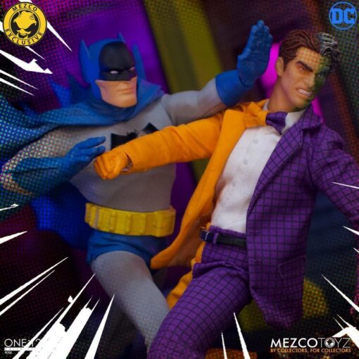 PRE-ORDER Mezco ONE:12 COLLECTIVE Golden Age Batman vs Two-Face Boxed Set (Mezco Exclusive) - Image 17