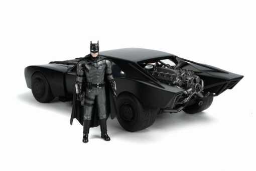 PRE-ORDER Jada Toys 2022 Batmobile W/Batman Figure 1:18 - Image 11