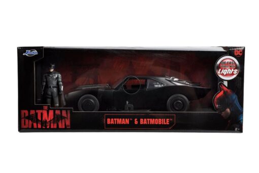 PRE-ORDER Jada Toys 2022 Batmobile W/Batman Figure 1:18 - Image 5