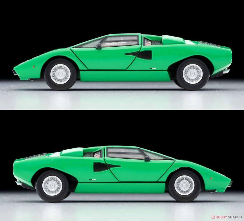 PRE-ORDER TomyTec LV-N Lamborghini Countach LP400 Green die cast car ...