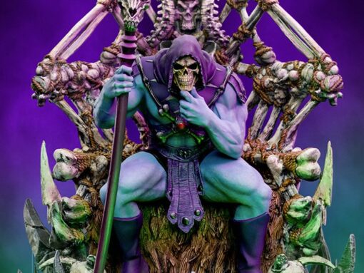 PRE-ORDER Iron Studios Skeletor on Throne Deluxe Art Scale 1/10 Masters of the Universe