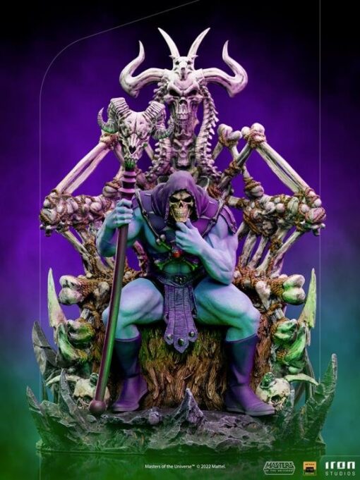 PRE-ORDER Iron Studios Skeletor on Throne Deluxe Art Scale 1/10 Masters of the Universe - Image 2