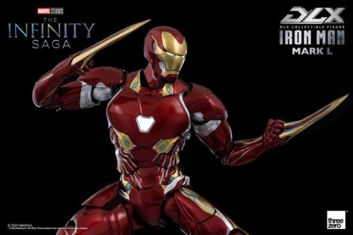 PRE-ORDER ThreeZero The Infinity Saga DLX Iron Man Mark 50 die cast metal action figure (April 2023) - Image 5