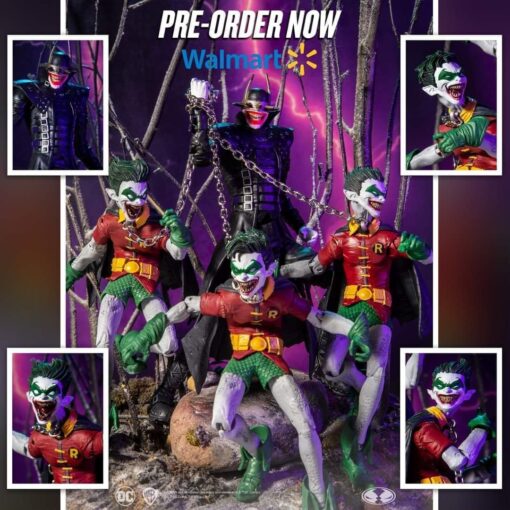 PRE-ORDER McFarlane DC Multiverse DC COLLECTOR MULTIPACK - BATMAN WHO LAUGHS W/ ROBINS OF EARTH -22