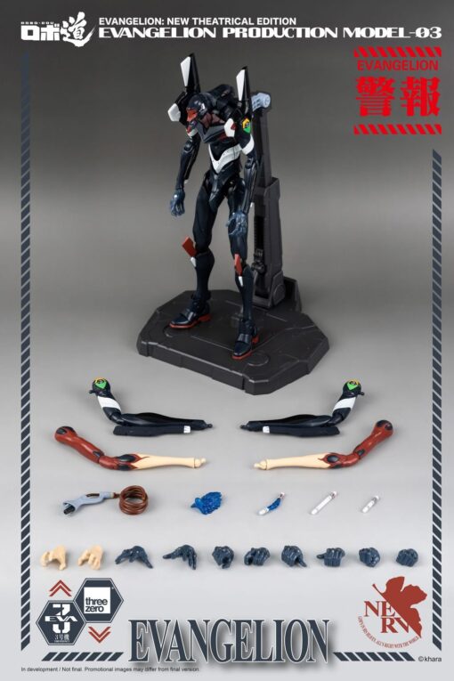 PRE-ORDER ThreeZero Evangelion: New Theatrical Edition
ROBO-DOU Evangelion Production Model-03 die cast metal action figure - Image 2