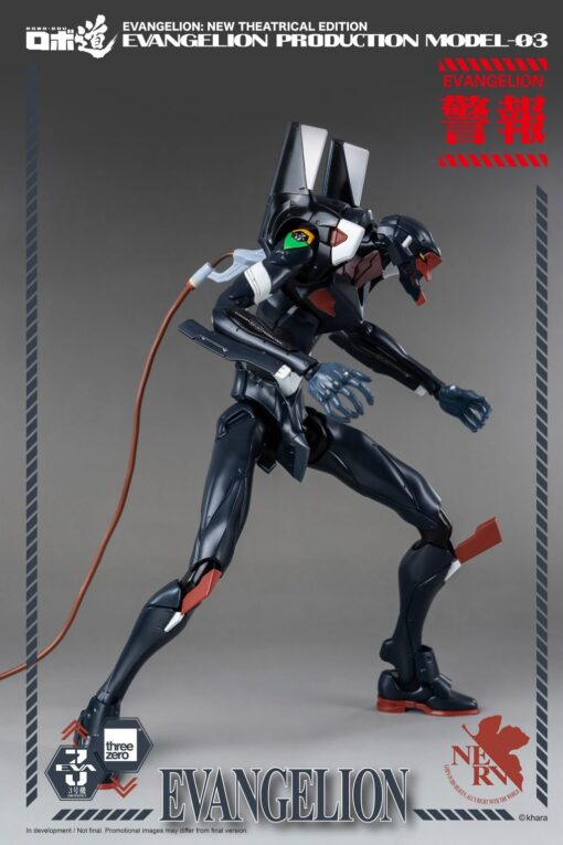 PRE-ORDER ThreeZero Evangelion: New Theatrical Edition
ROBO-DOU Evangelion Production Model-03 die cast metal action figure - Image 3