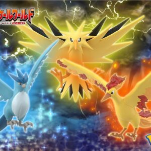 Pokemon Scale World: Pokemon - Articuno & Zapdos & Moltres (LIMITED EDITION  CANDY TOY) [Bandai]
