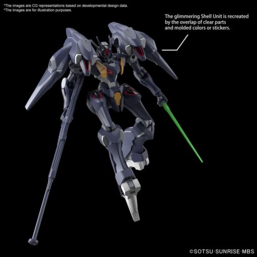 PRE-ORDER Bandai Hobby HG 1/144 GUNDAM PHARACT plastic model kit Gundam The Witch from Mercury - Image 3