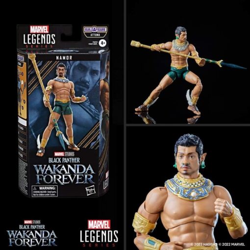 PRE-ORDER Hasbro Marvel Legends Black Panther Wakanda Forever SET Attuma BAF action figure - Image 2