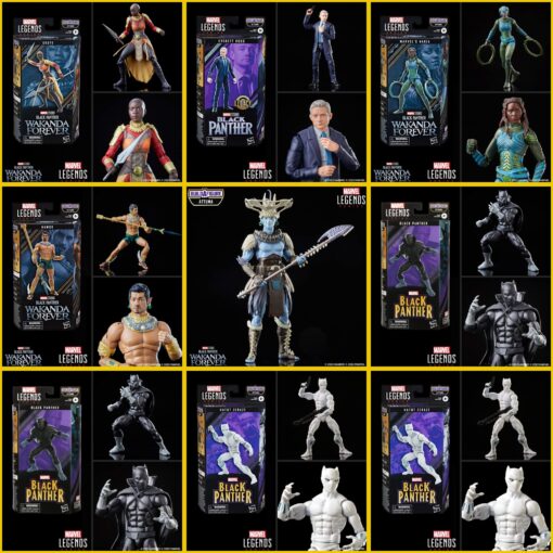 PRE-ORDER Hasbro Marvel Legends Black Panther Wakanda Forever SET Attuma BAF action figure