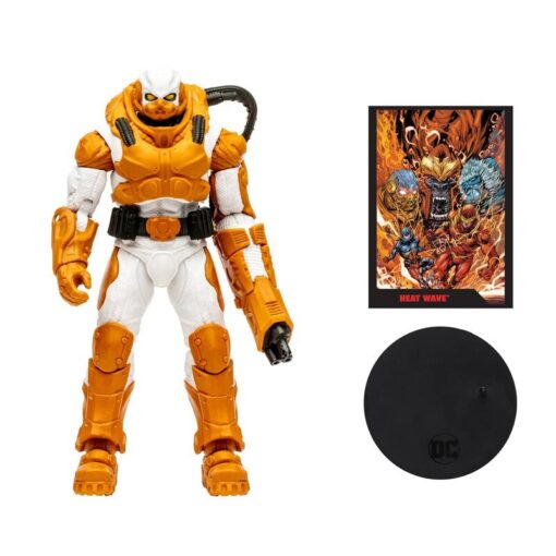 PRE-ORDER McFarlane DC Direct 7 inch Figure with comic The Flash WV2 Heat Wave Page Punchers