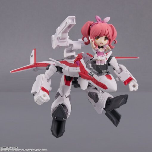 PRE-ORDER Bandai Tamashii Nations TINY SESSION VF-31C SIEGFRIED (MIRAGE FARINA JENIUS USE) with MAKINA NAKAJIMA - Image 2