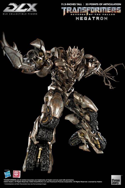 PRE-ORDER ThreeZero Transformers: Revenge of the Fallen - DLX Megatron die cast metal action figure - Image 4