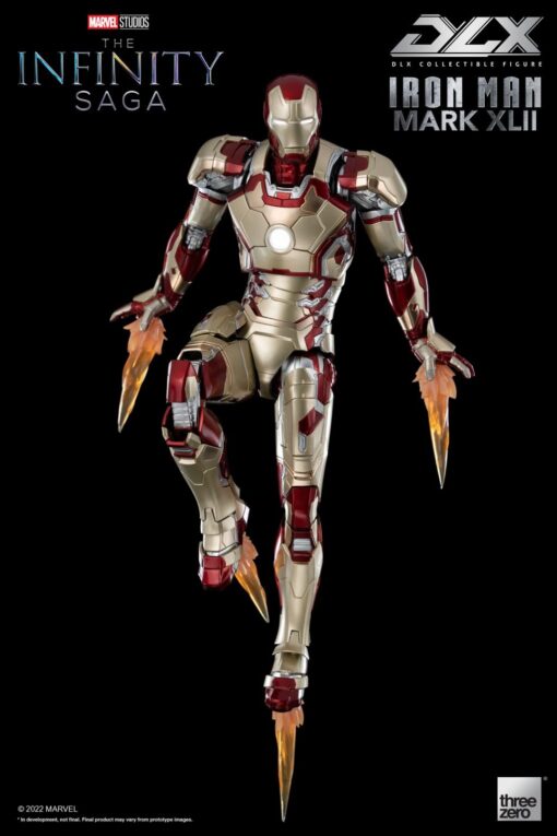 PRE-ORDER ThreeZero Marvel Studios: The Infinity Saga
DLX Iron Man Mark 42 die cast metal action figure - Image 6