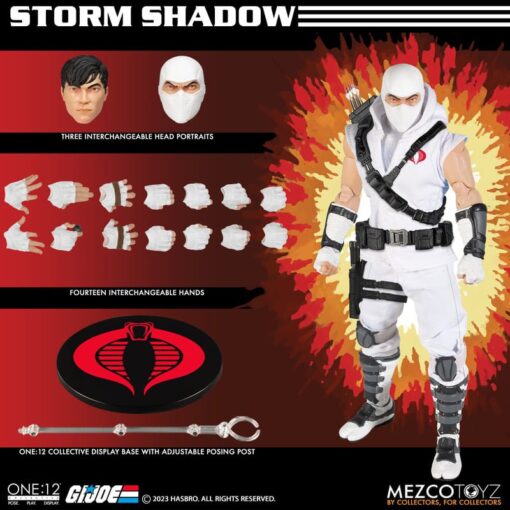 PRE-ORDER Mezco ONE:12 COLLECTIVE G.I. Joe: Storm Shadow (April 2024)