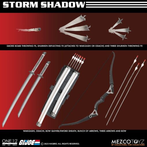 PRE-ORDER Mezco ONE:12 COLLECTIVE G.I. Joe: Storm Shadow (April 2024) - Image 2