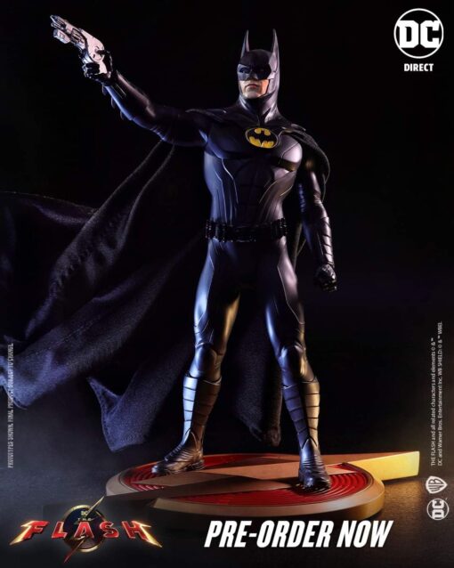 PRE-ORDER McFarlane DC DIRECT - DC MOVIE STATUES - THE FLASH (MOVIE): BATMAN (MULTIVERSE) (RESIN) Michael Keaton (July 2023)