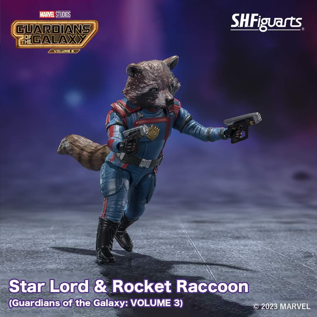 Guardians of the Galaxy Vol. 3 S.H.Figuarts Star-Lord & Rocket Raccoon