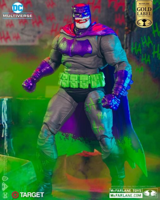 PRE-ORDER McFarlane DC MULTIVERSE 7" - BATMAN (DARK KNIGHT RETURNS)(JOKERIZED)(GOLD LABEL)