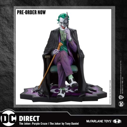 PRE-ORDER McFarlane DC DIRECT - THE JOKER: PURPLE CRAZE - THE JOKER BY TONY DANIEL (RESIN) (November 2023)