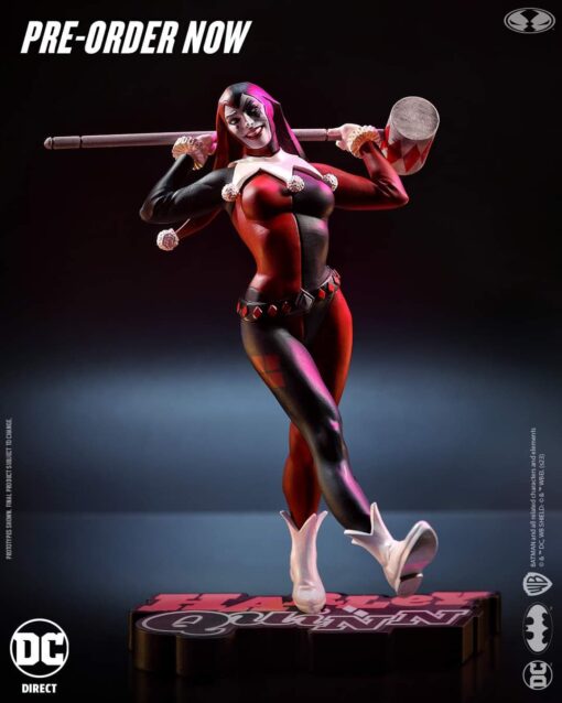 PRE-ORDER McFarlane DC DIRECT - HARLEY QUINN: RED WHITE & BLACK - HARLEY QUINN BY STJEPAN SEJIC (RESIN) (November 2023)