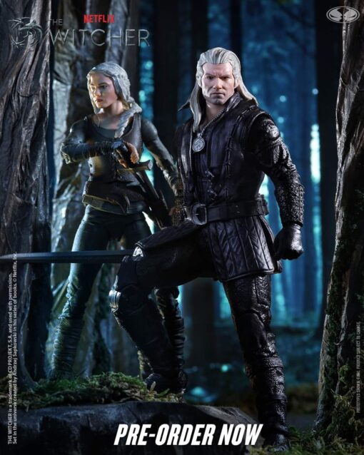 PRE-ORDER McFarlane The Witcher Netflix Ciri and Geralt Season 3 2 pack (November 2023)