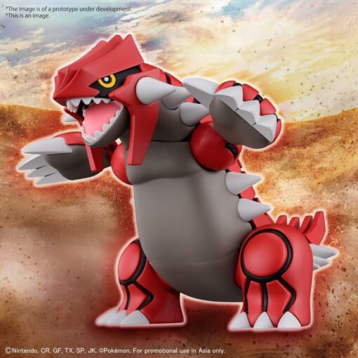 PRE-ORDER Bandai Hobby Pokémon PLAMO COLLECTION 54 SELECT SERIES Groudon (Pokémon) 5065727 (January 2024)