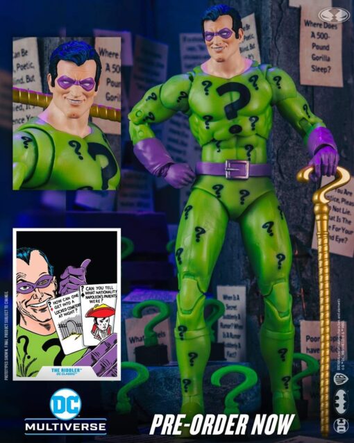 PRE-ORDER McFarlane DC MULTIVERSE 7IN - THE RIDDLER (DC CLASSIC) (September 2023)