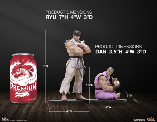 PRE-ORDER Premium Collectibles Studios SFSJRYUDAN110 Ryu and Dan 1:10 - Street Jam Statue Set (February 2024) - Image 2