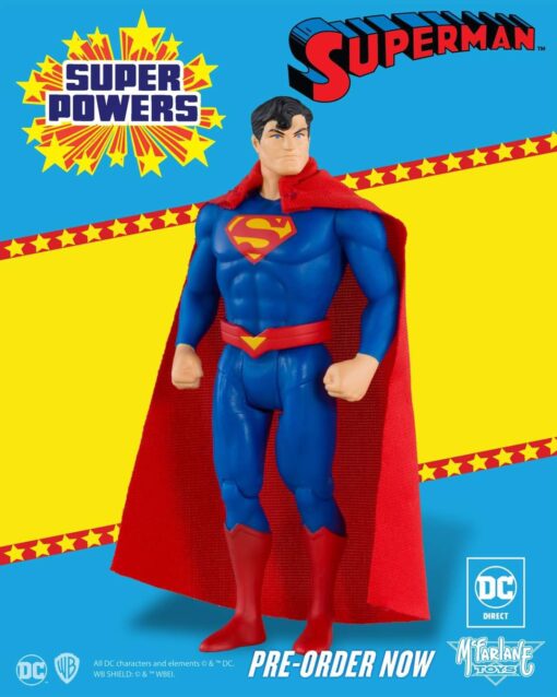 PRE-ORDER McFarlane DC DIRECT - SUPER POWERS 5IN FIGURES WV5 - SUPERMAN (VARIANT) (November 2023)