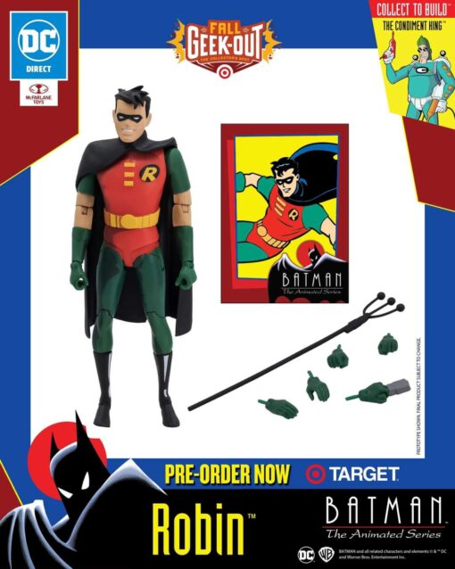 PRE-ORDER McFarlane DC DIRECT - BTAS 6IN BUILD-A WV1 - BATMAN, ROBIN, SCARECROW, MR. FREEZE set of 4 with Condiment King (November 2023) - Image 3