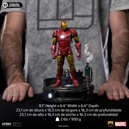 PRE-ORDER Iron Studios MARCAS94423-10 Iron Man Unleashed Deluxe - Marvel Comics - Art Scale 1/10 (October 2024)