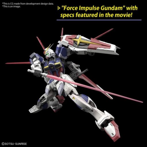 PRE-ORDER Bandai Hobby NEW ITEM RG 1/144 FORCE IMPULSE GUNDAM SpecⅡ (GUNDAM SEED) 5066289 (March 2024) - Image 4