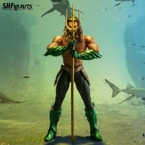 PRE-ORDER Bandai Tamashii Nations S.H.Figuarts AQUAMAN (Aquaman and the Lost Kingdom) 4573102665010 (June 2024) - Image 2