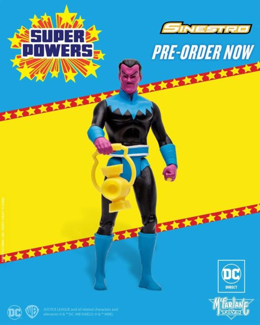 PRE-ORDER McFarlane 15786 DC DIRECT - SUPER POWERS 5IN FIGURES WV6 - SINESTRO (SUPERFRIENDS) (February 2024)